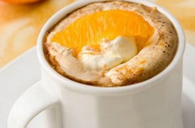 Кофе гляссе с апельсиновым ликером
